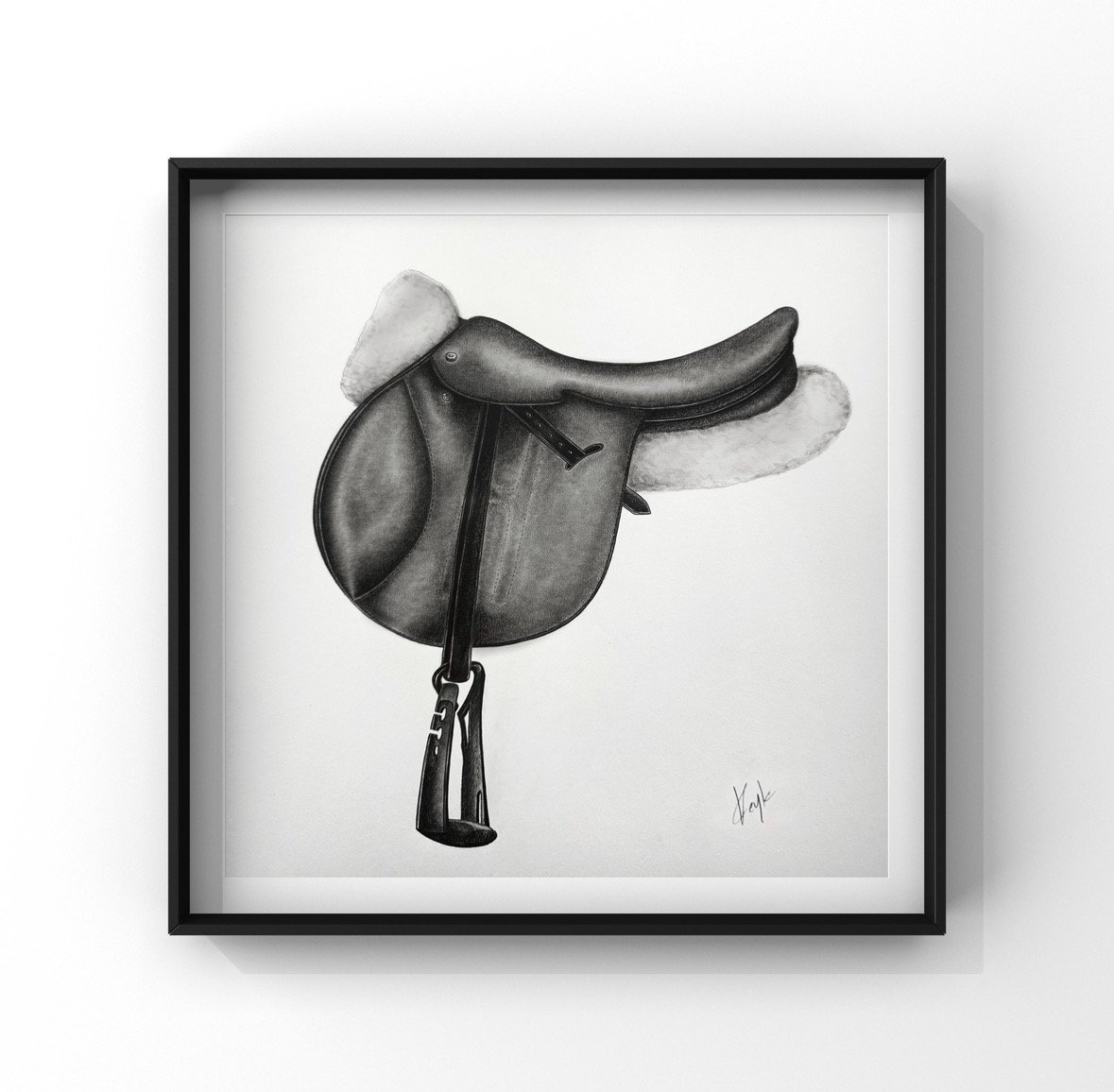 Hermes Cavale II graphite drawing