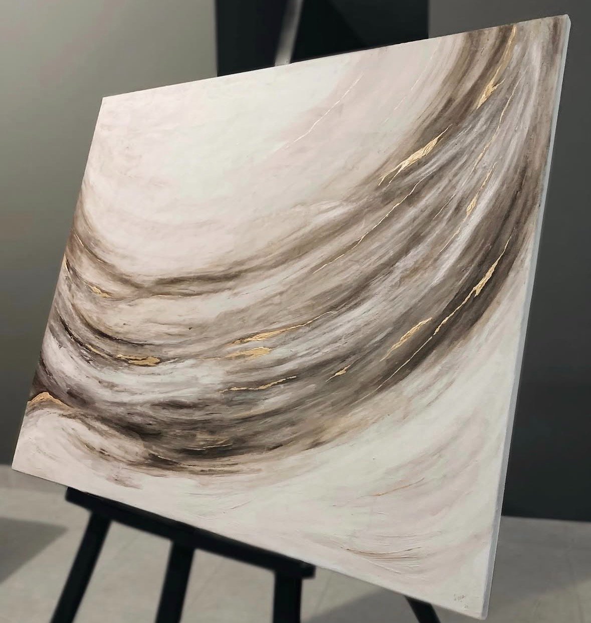 Oro I abstract painting